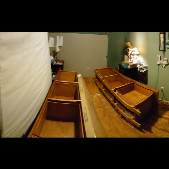 SOLD**Queen Mission Hill Mindi Wood Storage Bed - Picture 6 of 6